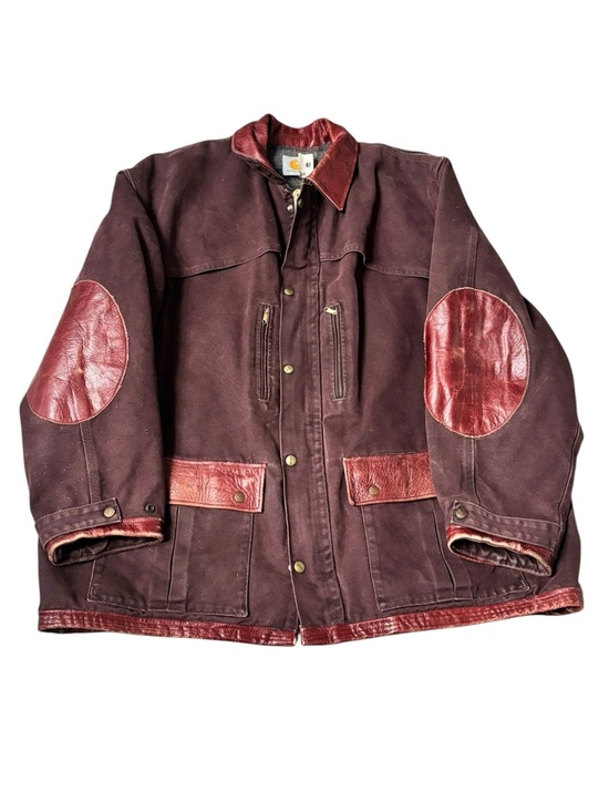 Carhartt Other - Vintage 90s Carhartt C10BRG blanket lined utility canvas chore barn jacket XXL